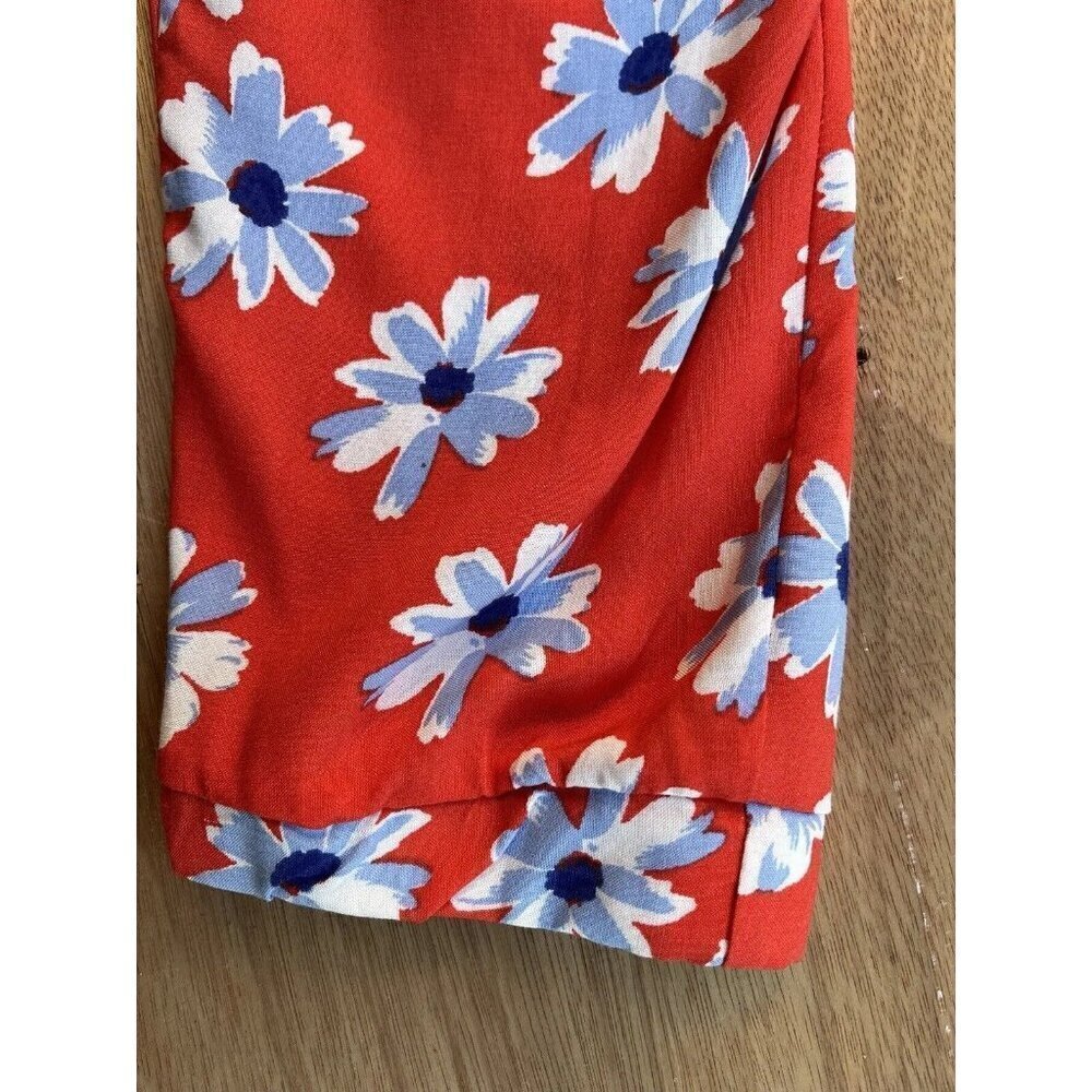 Love & Sunflower Girls Summer Floral Print Casual Pants Orange Size L - Picture 6 of 15